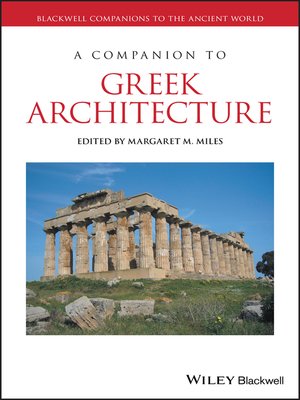 cover image of A Companion to Greek Architecture